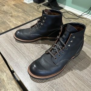 Red Wing Men’s Blacksmith 6-in Boot 3345 Size 7.5D Black Prairie Leather